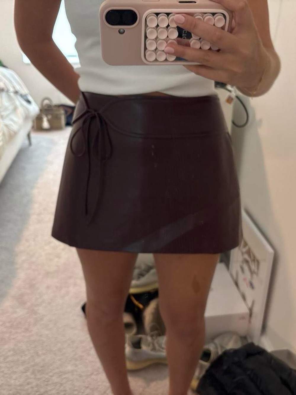 Amanda Uprichard Mila Skort in Russett